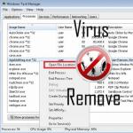Вручную удалить JS:Miner-C Trojan из infected PC Что следует сделать после лечения